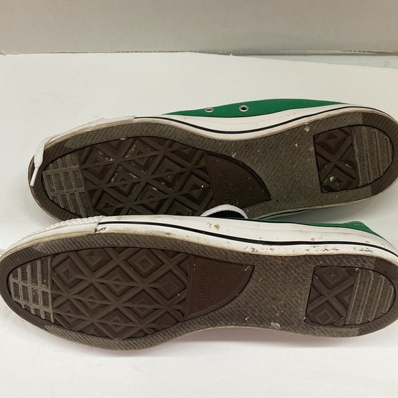Converse Unisex M 12 W 14 green sneakers - Picture 3 of 11
